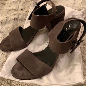 Stuart Weitzman block heeled sandals